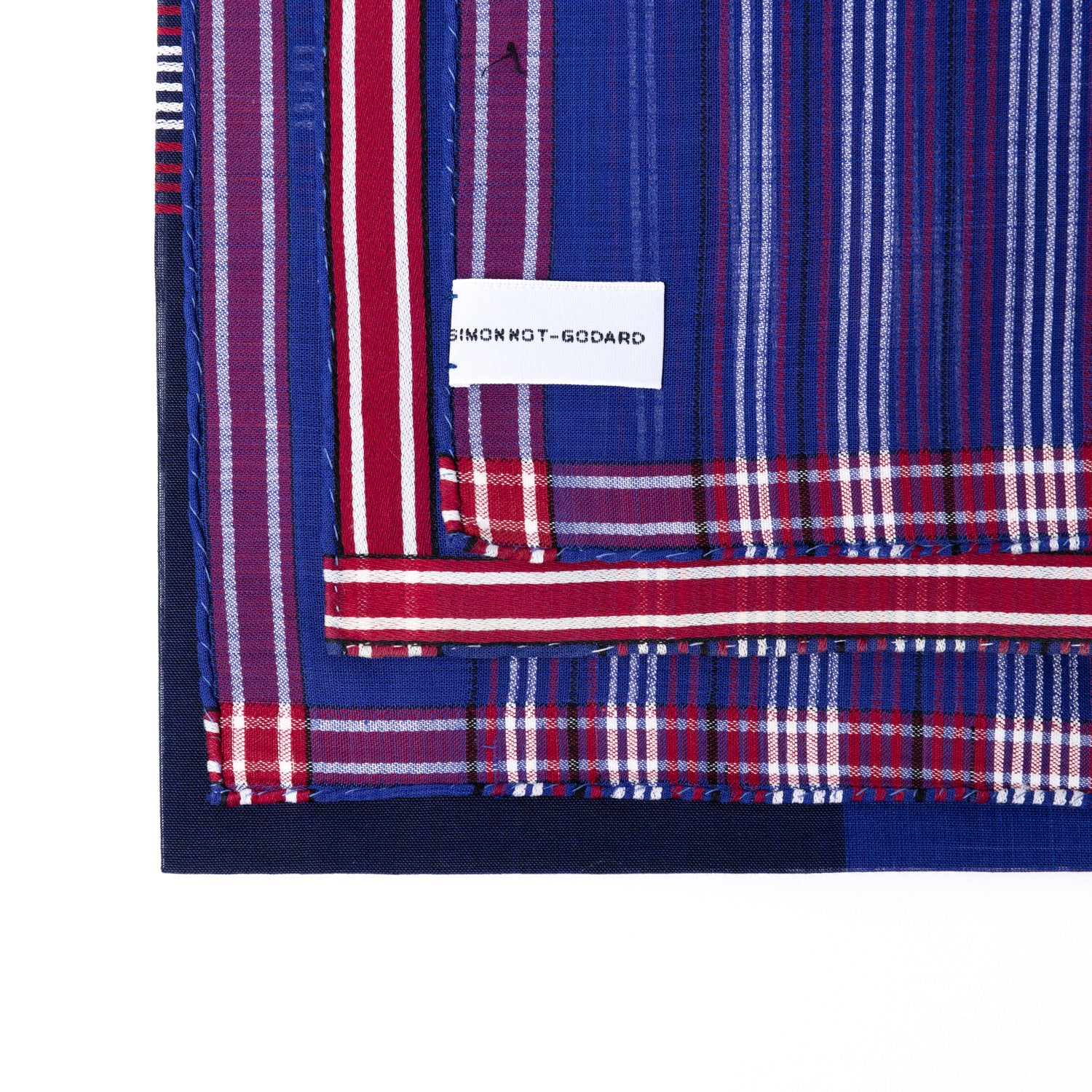 Limited Edition: Taschentuch "Vintage Shetland 1960" aus reiner Baumwolle - Handrolliert